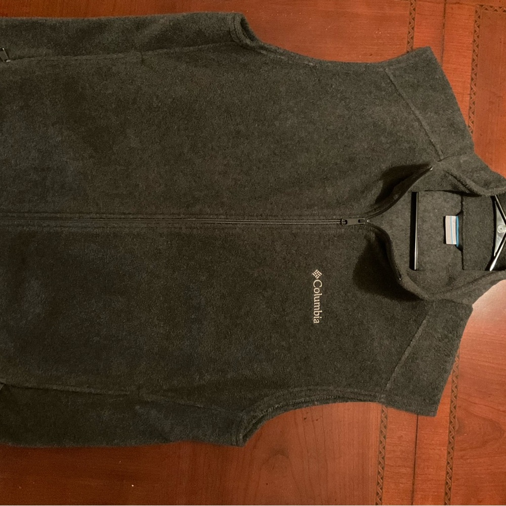 Columbia Gray Fleece Vest